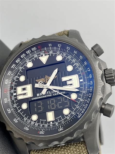 breitling chronospace automatic blacksteel|Breitling chronospace military watch.